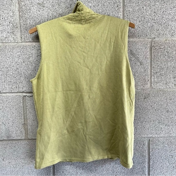 Casual Corner Silk Blend Turtleneck Tank - Picture 2 of 5